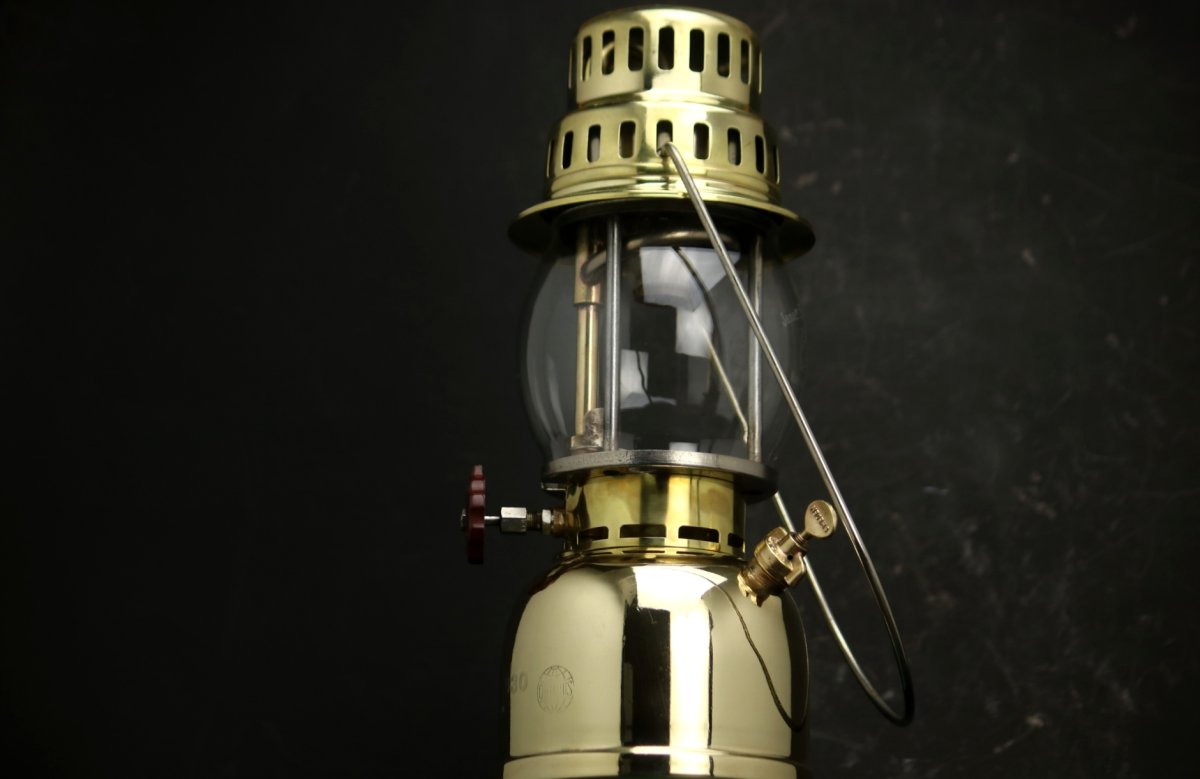 画像4: Optimus930 GOLD オプティマス　/ランタン スウェーデン【真鍮ノズル 他パーツ＆リフレクター付】 (4)