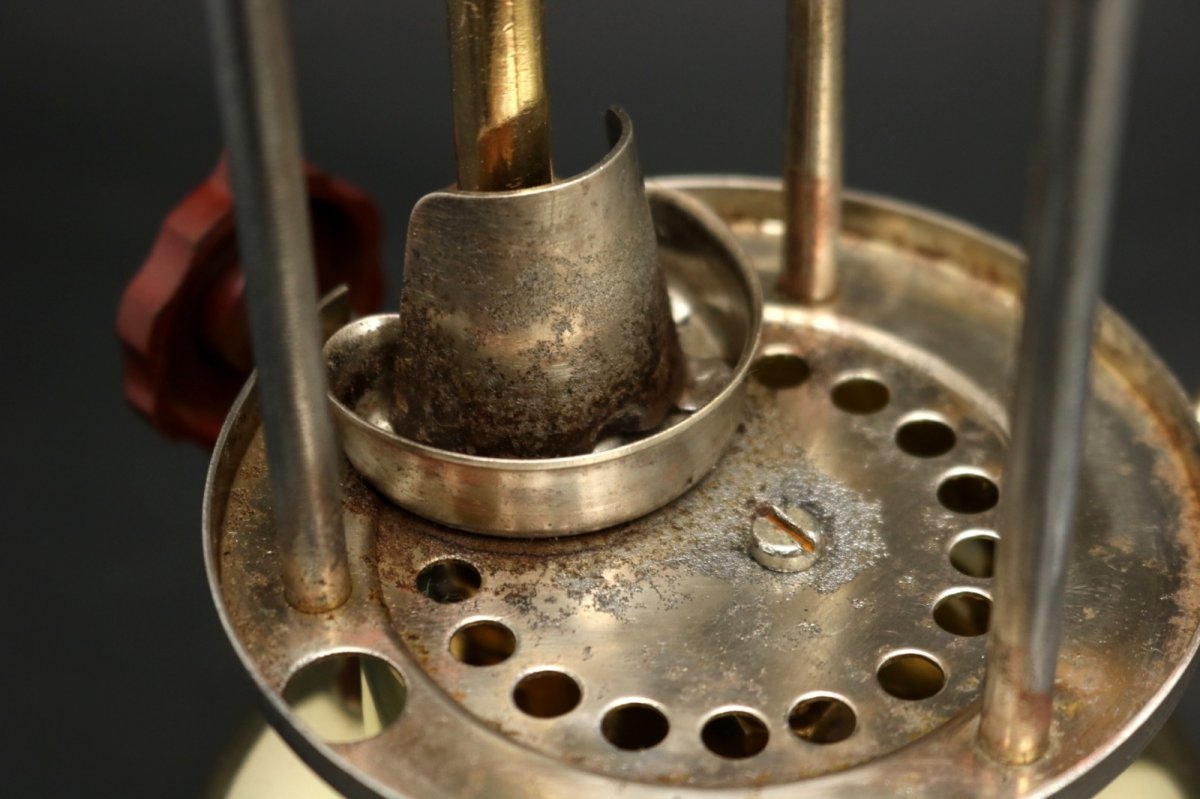 画像19: Optimus930 GOLD オプティマス　/ランタン スウェーデン【真鍮ノズル 他パーツ＆リフレクター付】 (19)