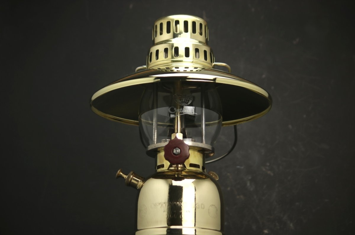 画像2: Optimus930 GOLD オプティマス　/ランタン スウェーデン【真鍮ノズル 他パーツ＆リフレクター付】 (2)