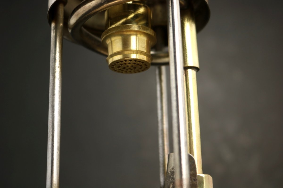 画像23: Optimus930 GOLD オプティマス　/ランタン スウェーデン【真鍮ノズル 他パーツ＆リフレクター付】 (23)