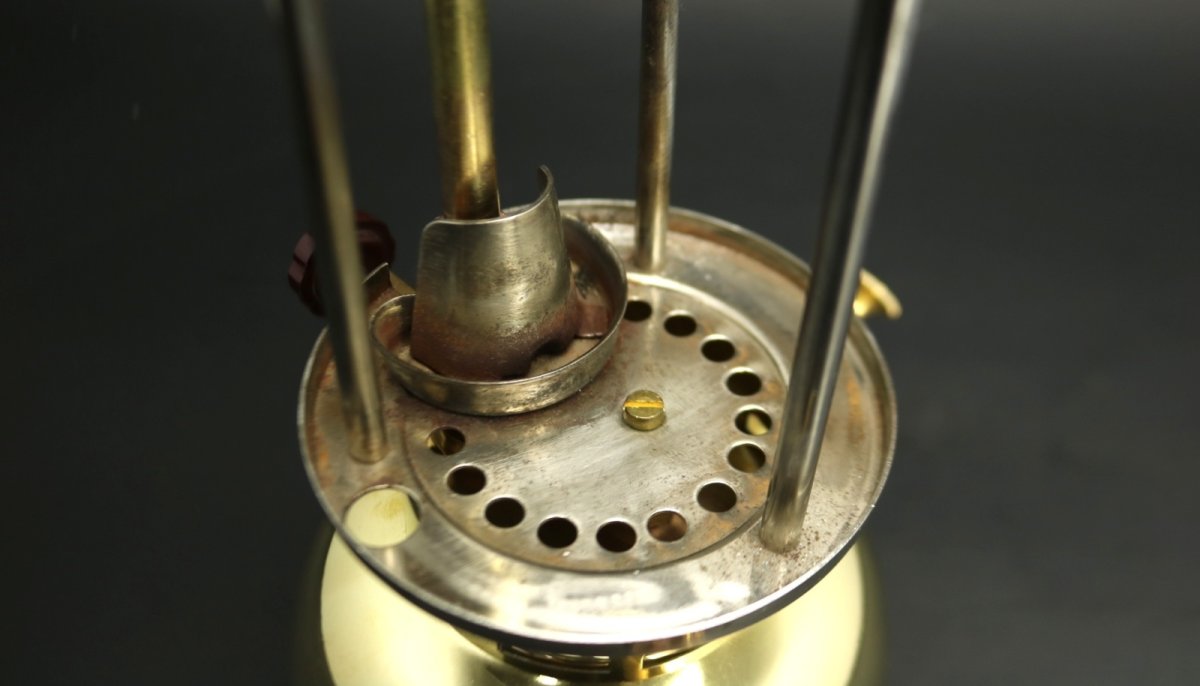 画像22: Optimus 930 Gold Sweden /オプティマス ランタン 【フード/真鍮ノズル/圧力計/他パーツ付】 (22)