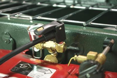 画像2: コールマン 413,414,425 圧力計付き注油口キャップ&ポンプアダプター 3点セット(二刀流) /【送料無料】Coleman