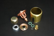 画像1: サイレントバーナーヘッド+風防 パーツ全9点セット (ショートタイプ) /Silent burner head & Parts 8set (1)