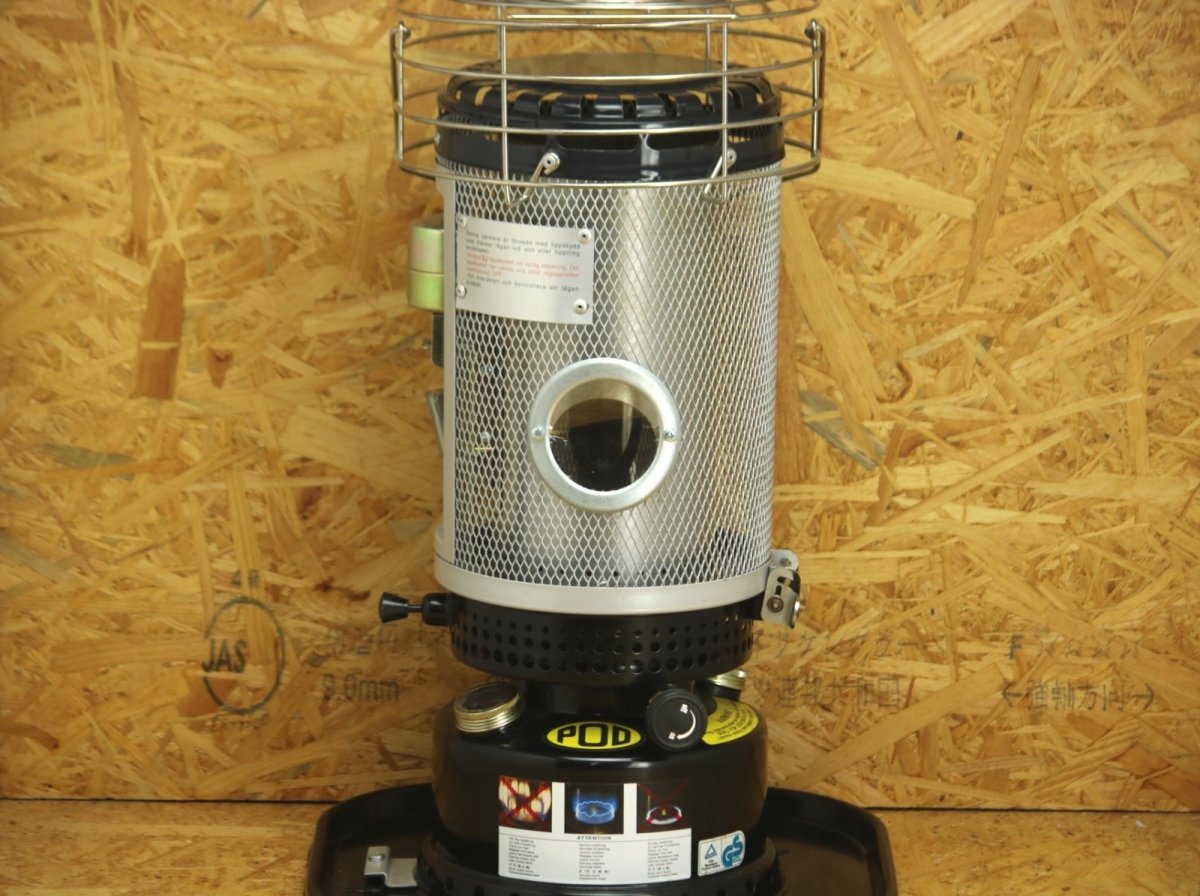 画像1: POD 3K Heater Sweden / ポッドストーブ 限定生産ブラック 耐震装置付き (1)