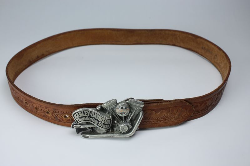 Vintage Harley Davidson Twin Eagles Brass Belt/ハーレー ...