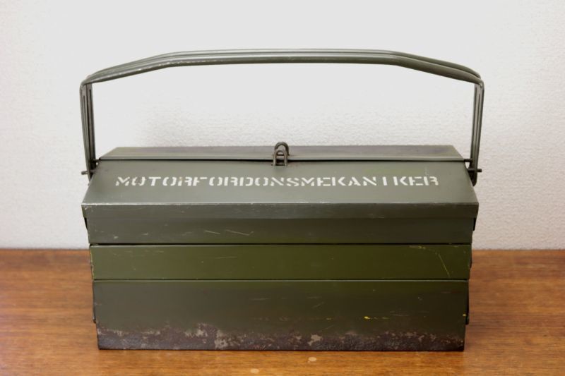 Military Tool Box ツールボックス/スウェーデン軍用 工具箱 Old and Tools