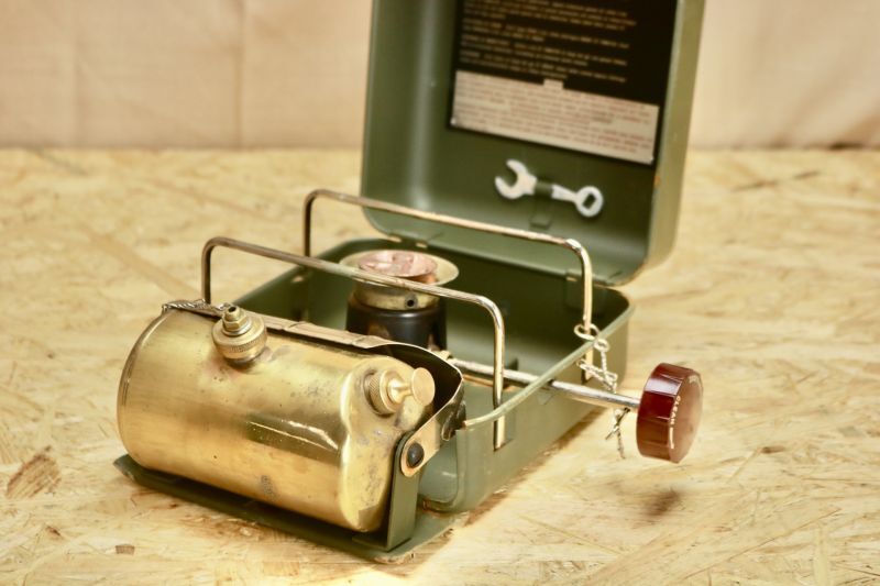 スウェーデン軍キャンプセット/ケース備品付 キャンプストーブ Old and
